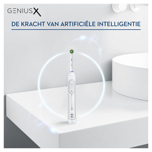 Periuță de dinți electrică Oral-B Genius X 396901, Albă