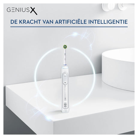 Periuță de dinți electrică Oral-B Genius X 396901, Albă