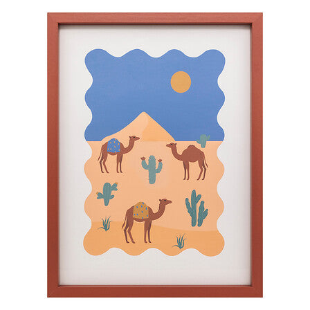 Tablou cu ramă atmosferă Marrakech, 30x40 cm, MDF