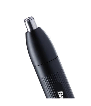 Aparat de tuns pentru nas/urechi BaByliss E650E, cap detașabil și lavabil, baterii, negru