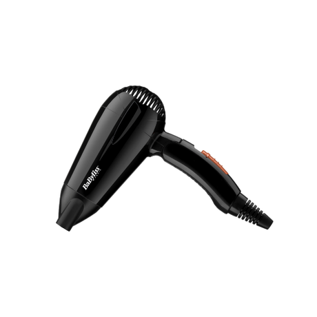 Uscător de păr de călătorie BaByliss 5344E, cu mâner pliabil, 2000 W, negru