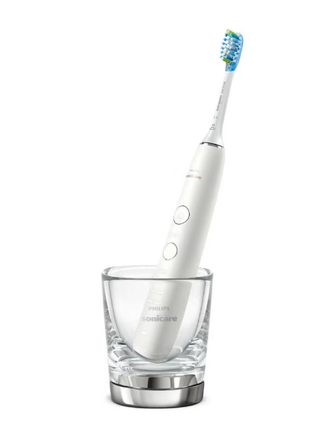 Periuță de dinți electrică Philips Sonicare DiamondClean HX9911/27, 62.000 oscilații/min, 4 moduri, 3 niveluri, Alb