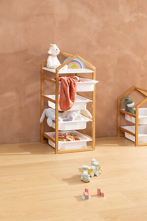 Raft de depozitare pentru copii Atmosphera Bako, 43x30x95 cm, MDF