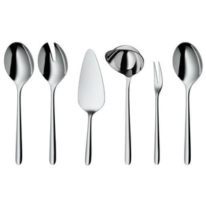 Set de tacâmuri WMF cu protecție împotriva flăcării, inox, 66 de piese, argintiu