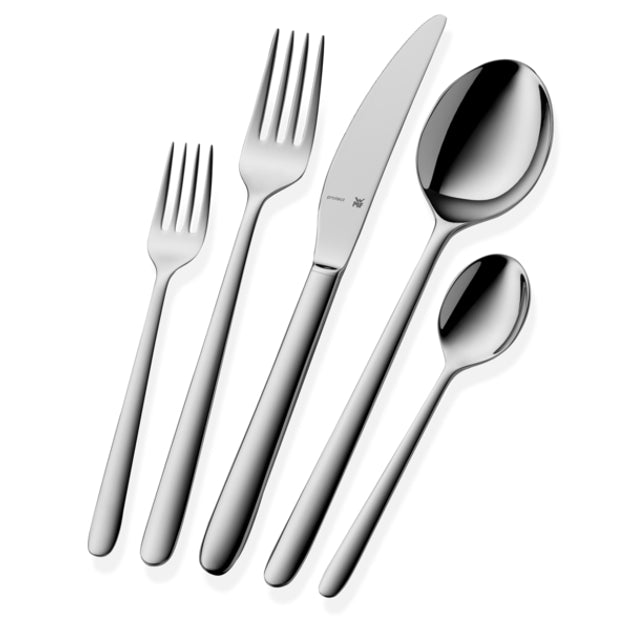 Set de tacâmuri WMF Flame Plus, inox, 30 piese, argintiu
