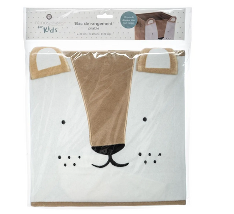 Cutie de depozitare pentru copii Atmosphera Lion, 29x29 cm
