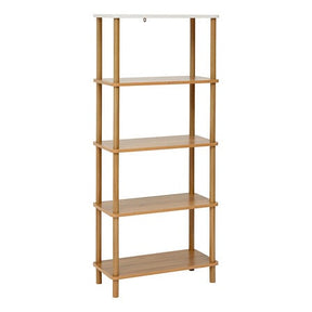 Етажерка 5five Côme, 5 нива, MDF, 141.5 cm, Кафява