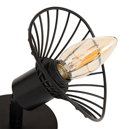 Lampă de atmosferă Adelia, 10 cm, Negru