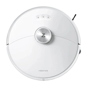 Aspirator robot Roborock S8 MaxV Ultra S8MVU02-00, Mop, Cartografiere 3D, 5200 mAh, 10.000 Pa, Recipient praf 270 ml, 60 W, Autonomie 180 minute, Alb