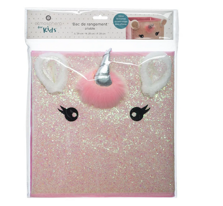 Cutie de depozitare pentru copii Atmosphera Unicorn, 29x29 cm