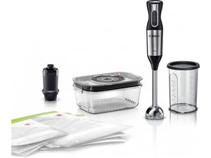 Blender Bosch ErgoMixx MS6CM61V2, Oțel inoxidabil, Negru