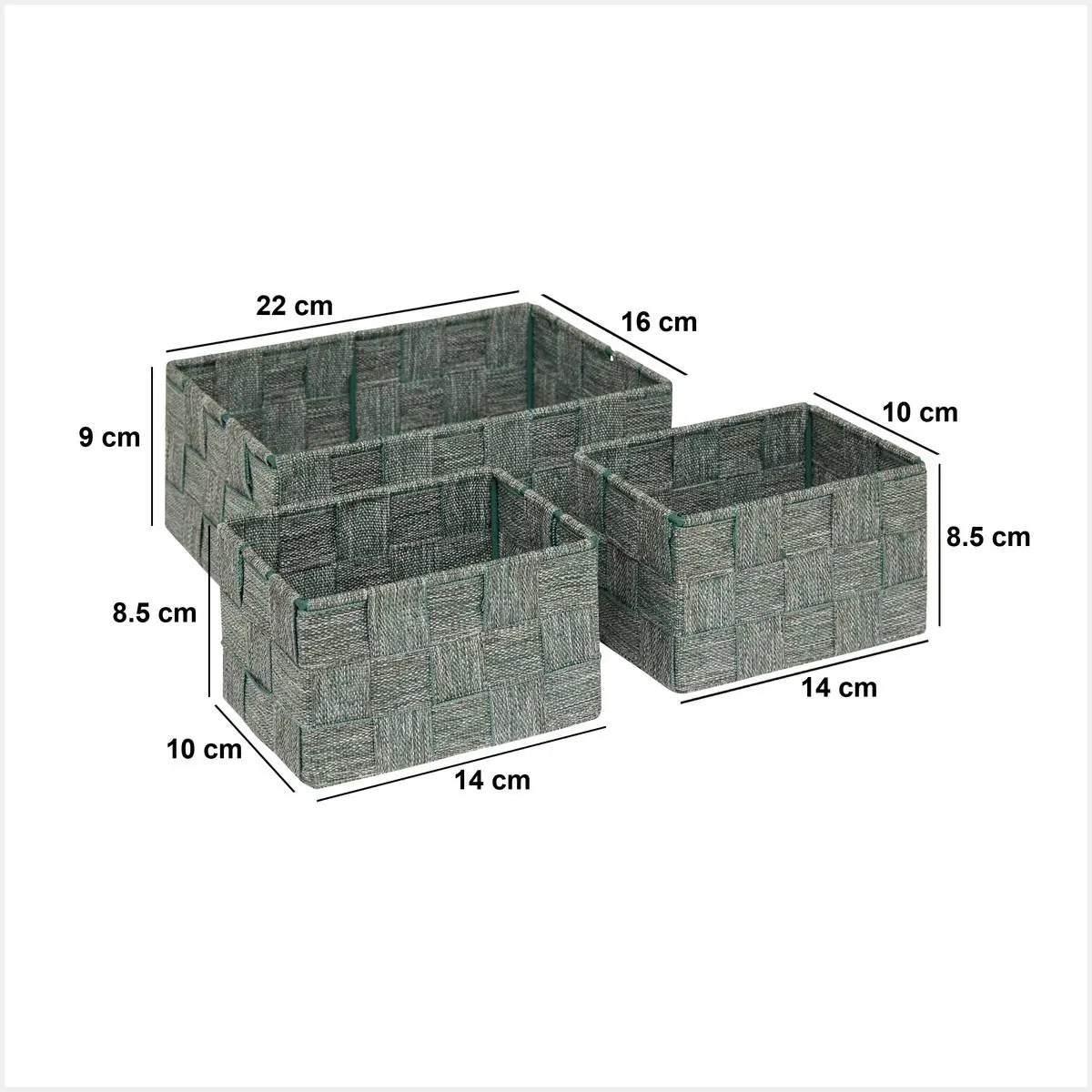 Set coșuri depozitare 5five Lise, 3 buc.