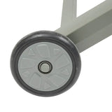 Șezlong pliabil cu roți Hesperide Jimani, aluminiu, reglabil