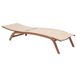 Șezlong pliabil Hesperide Bonao, aluminiu