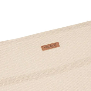 Сгъваем шезлонг Hesperide Bonao, Алуминий, Лен/Махагон