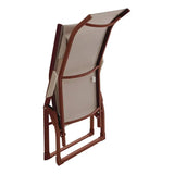 Șezlong pliabil Hesperide Decima, aluminiu