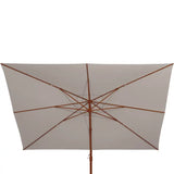 Umbrelă de grădină cu suport lateral Hesperide Melhia, înclinabilă, olefin, 3x3 m