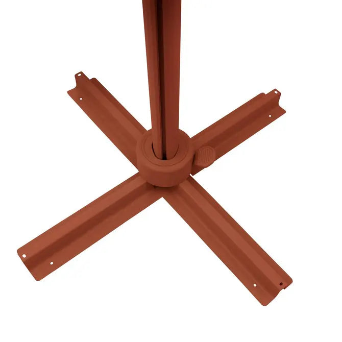 Градински чадър със странична стойка Hesperide Melhia Multi-canopy, Накланящ се, Olefin, Махагон, 4x3 m