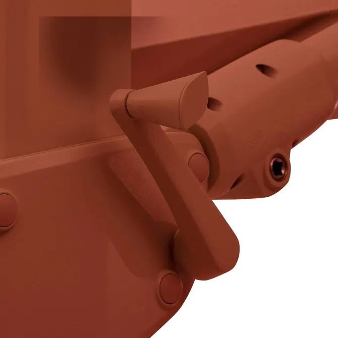 Градински чадър със странична стойка Hesperide Melhia Multi-canopy, Накланящ се, Olefin, Махагон, 4x3 m