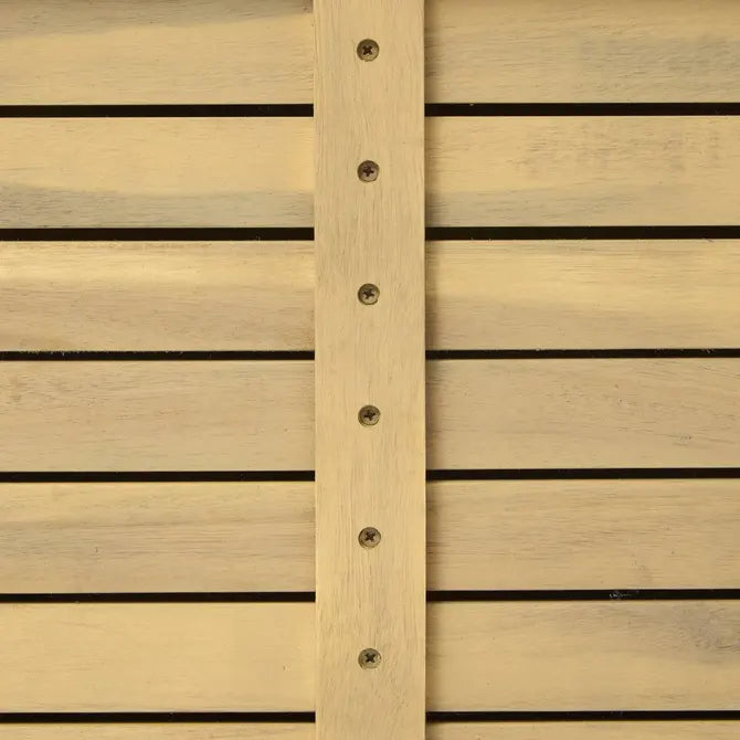 Modul cu 2 uși pentru bucătărie exterioară Hesperide Magma din salcâm și aluminiu, 87 x 50 x 86 cm