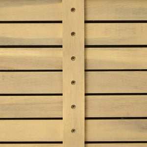 Modul cu 2 uși pentru bucătărie exterioară Hesperide Magma din salcâm și aluminiu, 87 x 50 x 86 cm