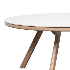 Masă rotundă de grădină Hesperide Nelora din aluminiu, 8 locuri