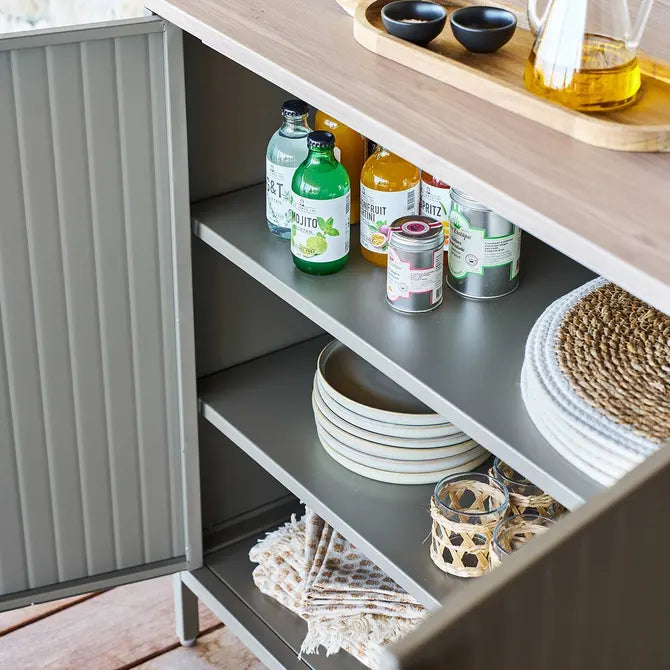 Градински бюфет Hesperide Ironia, Стомана, 90x46x76 cm