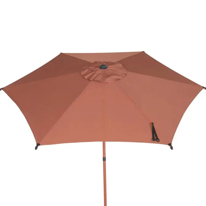 Прав накланящ се чадър Hesperide Soya, Махагон, 2.7 m