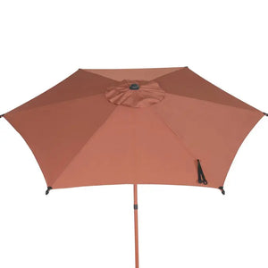 Прав накланящ се чадър Hesperide Soya, Махагон, 2.7 m