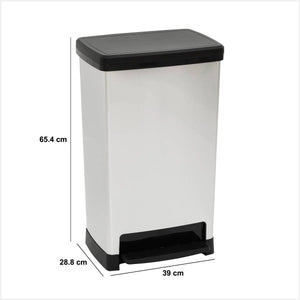 Coș de gunoi 5five, Plastic, 50 l, Cu pedală