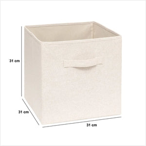 Cutie de depozitare 5five Mix &amp; Modul Tidy Box, Poliester, Bej, 31x31 cm