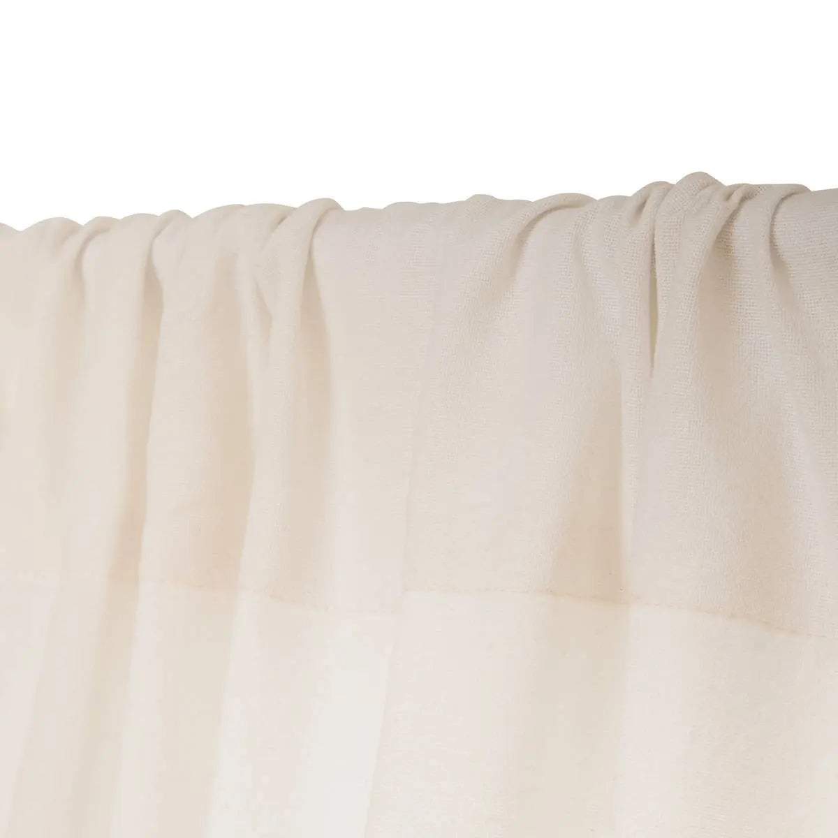 Perdea Atmosphera Chéri, 140x260 cm, Cu bumbac, Alb, Cu margine ondulată