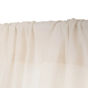 Perdea Atmosphera Chéri, 140x260 cm, Cu bumbac, Alb, Cu margine ondulată