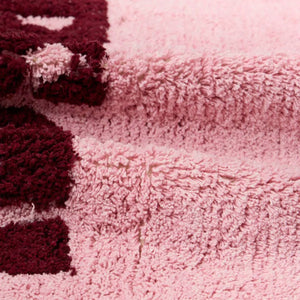 Covor Atmosphera Cherry, Bumbac, Roz, 90x60 cm