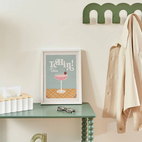 Poster inramat Atmosphera Tchin Tchin Chéri, 30x40 cm