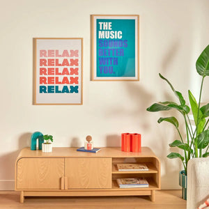 Poster înrămat atmosferă Relax Darius, 50x70 cm
