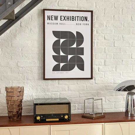 Posterul înrămat Atmosferă Muzeu Adem, 50x70 cm