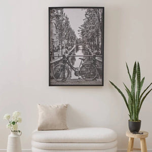 Poster înrămat atmosferă Ayu, Bicicletă 70x100 cm