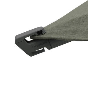 Градински чадър със странична стойка Hesperide Melhia, Накланящ се, Olefin, Лаврово зелено, 3x3 m