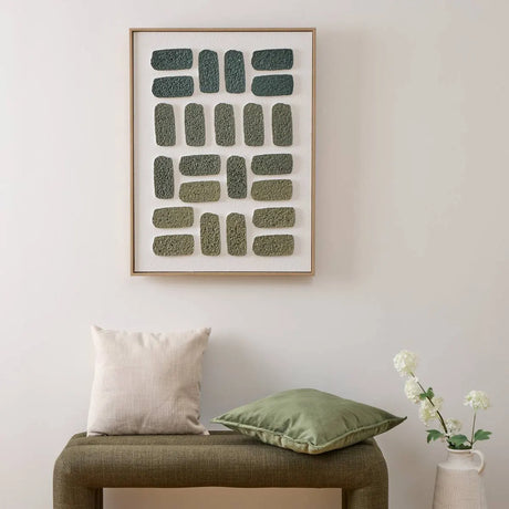 Pictură 3D atmosferă Aladji, Pânză 60x80 cm, Verde