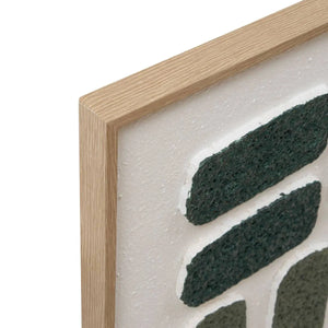 Pictură 3D atmosferă Aladji, Pânză 60x80 cm, Verde