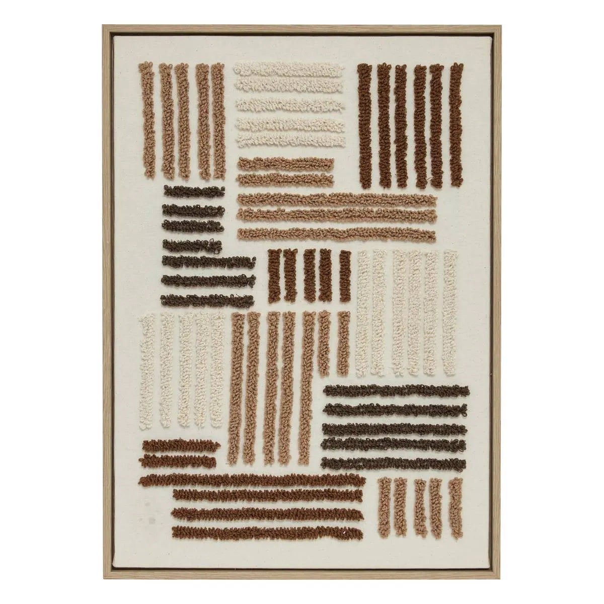 Pictură 3D atmosferă Emir, Pânză 50x70 cm, Material textil maro