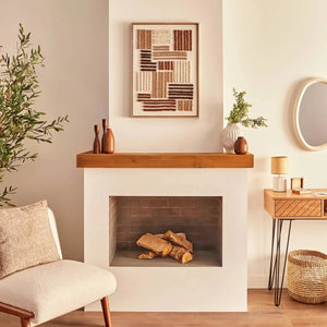 Pictură 3D atmosferă Emir, Pânză 50x70 cm, Material textil maro