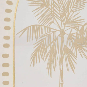 Pictură 3D atmosferă Meryl, Palmier 45x60 cm, Efect aluminiu