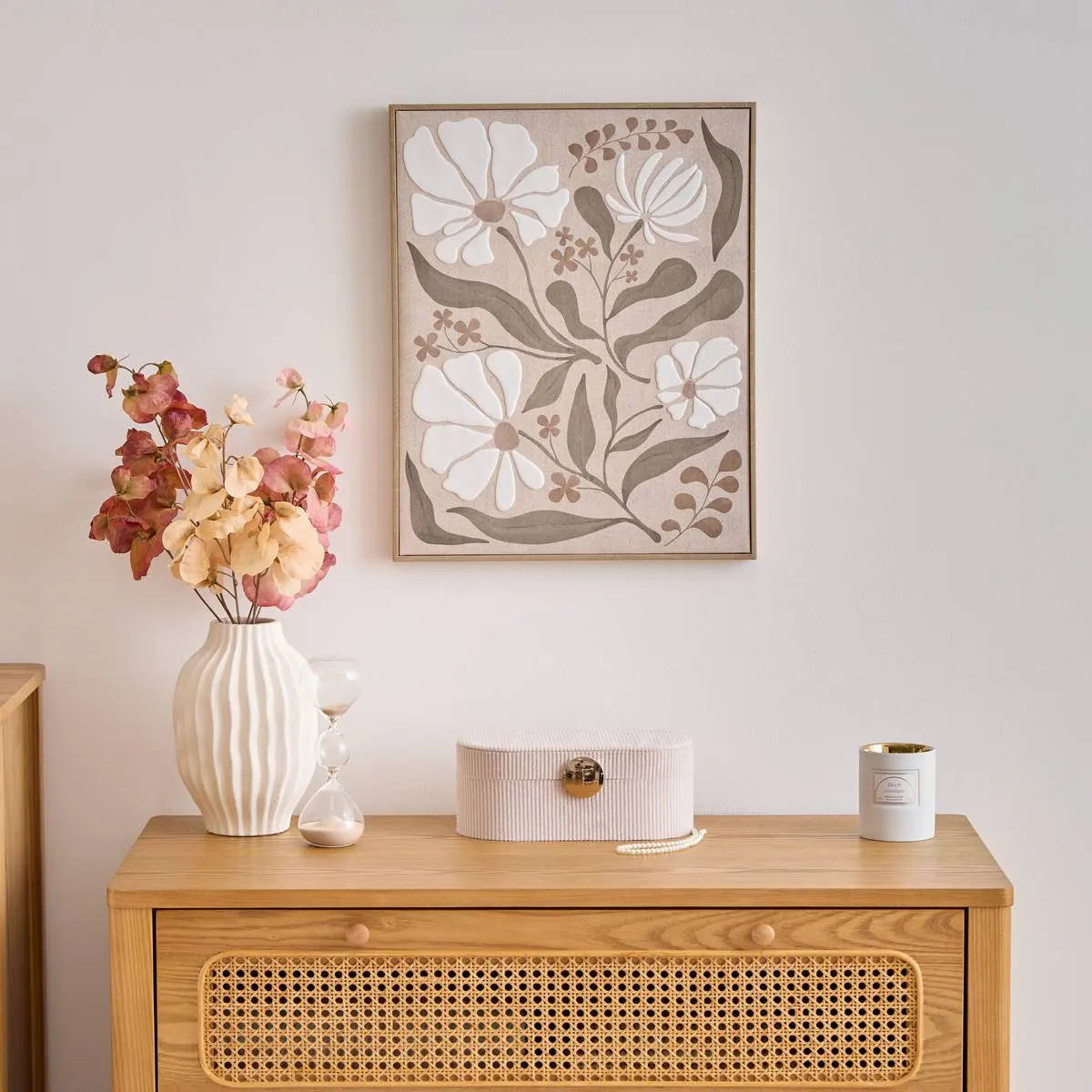 Pictură atmosferă Esmée, Flori 40x50 cm