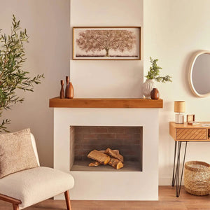 Tablou cu ramă Atmosphera Eka, Lemn 78x38 cm, Efect aluminiu