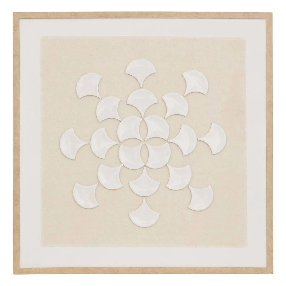 Pictură 3D atmosferă Houria, Evantai 78x78 cm