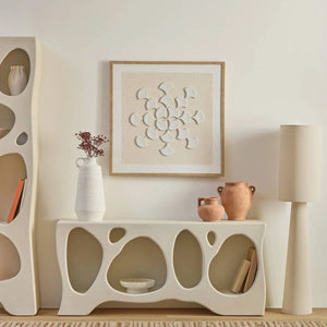 Pictură 3D atmosferă Houria, Evantai 78x78 cm