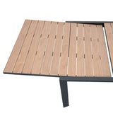 Masă de grădină extensibilă Hesperide Evasion, aluminiu, 12 locuri