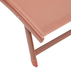 Сгъваем шезлонг Hesperide Samba, Алуминий, Махагон